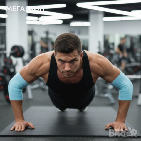 Удобен и дишащ еластичен бинт за облекчаване на болки и натоварвания в лакътя Elbow Support, снимка 3 - Други - 52704252