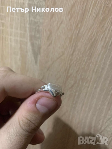 Tiffany & Co оригинален сребърен пръстен, снимка 2 - Пръстени - 51957172