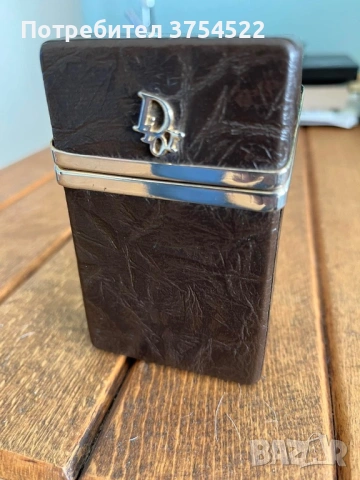 Ранен, рядък и изискан кожен калъф за цигари DIOR, снимка 10 - Антикварни и старинни предмети - 54090427