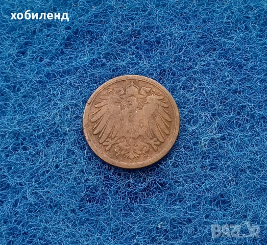 1 пфенинг Германия 1900, снимка 2 - Нумизматика и бонистика - 51228680
