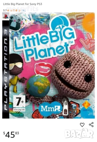 Little big planet | за плейстейшън 3 , снимка 2 - Игри за PlayStation - 51668210