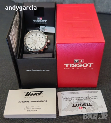  TISSOT Quickster T095.417.16.037.00 Мъжки часовник с хронограф и дата чисто нов, 100% оригинален , снимка 4 - Мъжки - 51512169