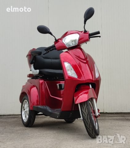 Луксозна едноместна електрическа триколка модел VISTA T408 цвят бордо

, снимка 2 - Мотоциклети и мототехника - 44936381