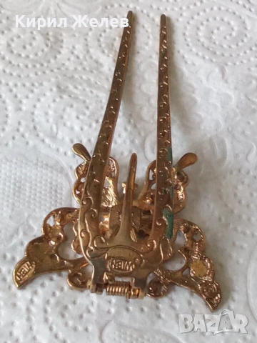 Метална шнола за коса голяма 52621, снимка 6 - Аксесоари за коса - 52787667