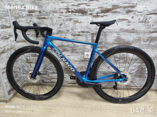 Карбонов шосеен велосипед Colnago V4RS Disc Ultegra Di2 12 Miche| 45.5, снимка 11 - Велосипеди - 51498544