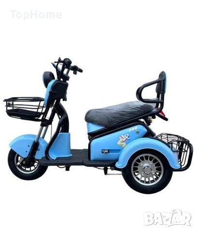  Двуместна Електрическа Триколка PUDDING 1800W , снимка 5 - Мотоциклети и мототехника - 42119609