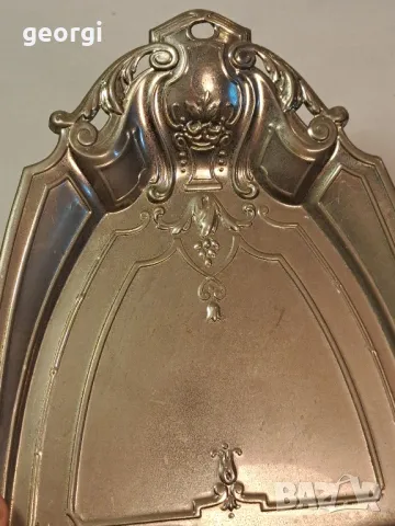 ретро иноксова лопатка с четка за почистване 23/1, снимка 3 - Други стоки за дома - 49305974