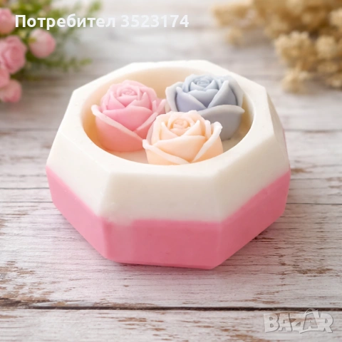 Луксозни ръчно изработени свещи – уникален подарък и декорация, снимка 3 - Арт сувенири - 54077885