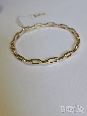 Дамска златна трвърда гривна 585/14к 8.10гр