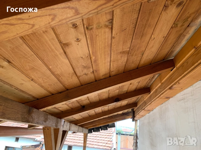 Дървена конструкция Манастира - дървени тераси, греди, дъски, челни дъски и декор, снимка 11 - Градински мебели, декорация  - 49431372