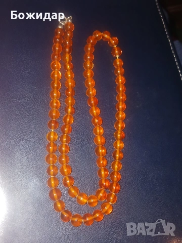 Кехлибарена огърлица. Русия. , снимка 2 - Колиета, медальони, синджири - 53867525