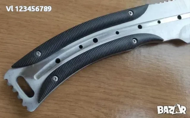 Страхотен нож "Todd Begg Tiburon" 162х310, снимка 4 - Ножове - 53841203