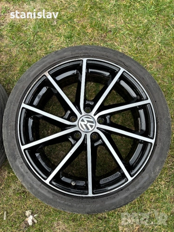 Джанти 18 5х112 с гуми 225/40/18, снимка 2 - Гуми и джанти - 53998973