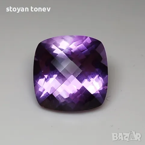 Великолепен лъскав аметист - 13кт.! Нов!, снимка 5 - Други - 49652384