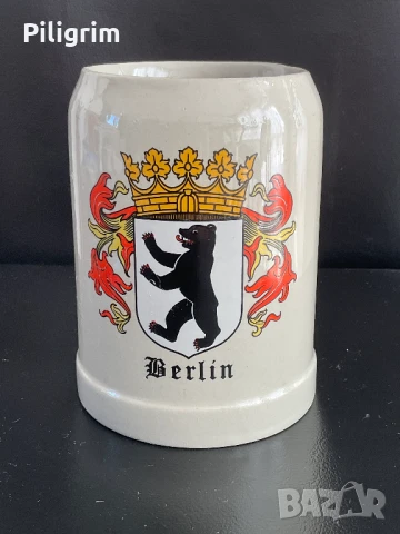 Халба за бира “Gerz”, 1970-80 г., Западна Германия., снимка 1