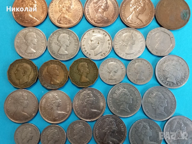 Лот монети Великобритания , снимка 9 - Нумизматика и бонистика - 53244242