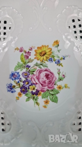 Ажурна порцеланова купа Pirkenhammer, снимка 4 - Други - 52856557