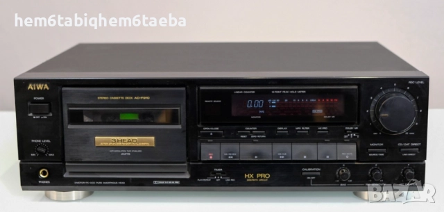 Aiwa AD F 910 Ultra Hi-Fi cassette deck , remote control