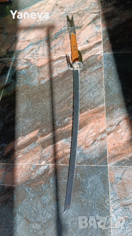Самурайски меч с орнаменти, алигатори, снимка 9 - Ножове - 53113832