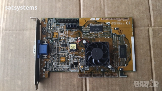 Видео карта Asus AGP-V3800 Magic 16MB SDRAM REV1.01 16MB SDR 64bit AGP