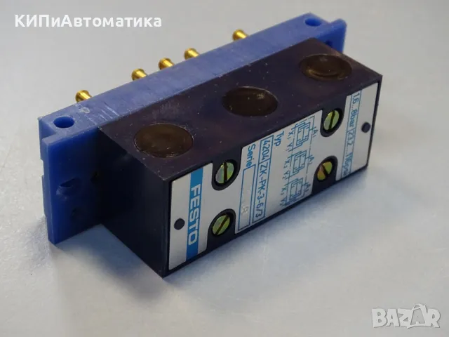 пневматичен блок Festo ZK-PK-3-6/3 4204 Block Pneumatic Logic Valve, снимка 7 - Резервни части за машини - 46987291