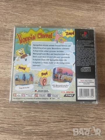 PlayStation 1 Spongebob, снимка 3 - Игри за PlayStation - 52685829