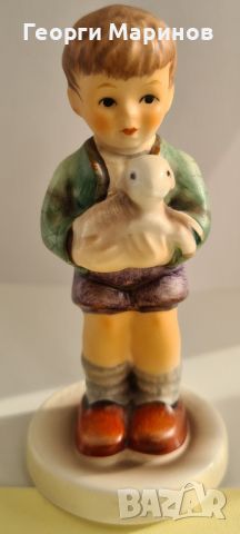 Goebel Hummel, порцеланова фигура, I'll protect him, Sei nicht bang, номер 483, 1987 г., 85 лв, снимка 6 - Колекции - 46105202