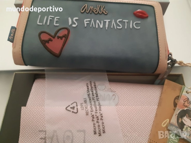 Anekke дамски портфейл / кожено портмоне Анеке - Испания, снимка 6 - Портфейли, портмонета - 52131684