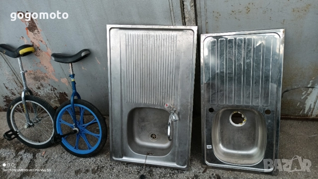 Мивка, кухненска мивка алпака, хром никел, инокс, неръждаема стомана, снимка 5 - Мивки - 52100504