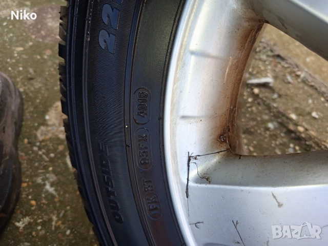 Джанти 17 HONDA CRV + гуми 225/65R17, снимка 2 - Гуми и джанти - 52655358