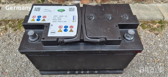 оригинален AGM акумулатор за range rover bmw mercedes vw audi 80AH VARTA, снимка 2 - Части - 53951901