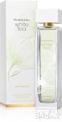 Elizabeth Arden White Tea Eau Fraiche (100 ml) цитрусов флорален аромат, луксозен парфюм за жени, снимка 3 - Дамски парфюми - 45912010