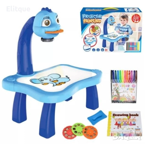 Детска масичка за рисуване с вграден проектор, снимка 11 - Рисуване и оцветяване - 52799370