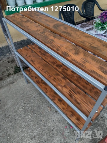  Метален стелаж  рафт , снимка 6 - Стелажи и щандове - 51265244