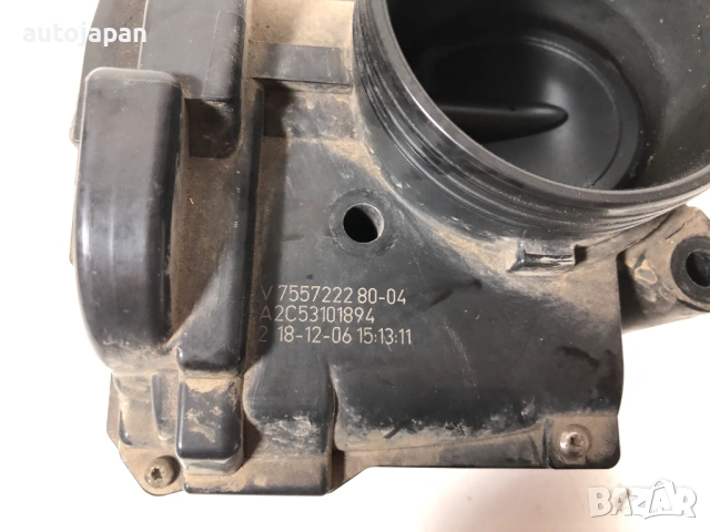 Дроселова клапа Peugeot 207cc (2006-2014г.) V755722280-04 A2C53101894, снимка 2 - Части - 54281209
