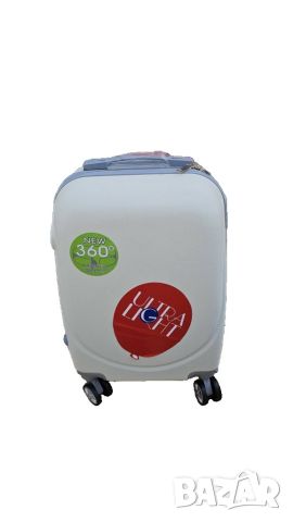 Куфар за ръчен багаж SUPER LIGHT 55x36x22: "360 градуса колела , тежи 1.5кг.Твърдо покритие"", снимка 7 - Куфари - 45747107