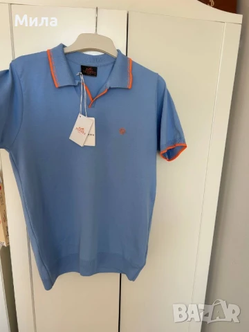 Стилна тениска Hermes , снимка 3 - Тениски - 51348718