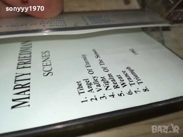 MARTY FRIEDMAN SCENES 1109251627, снимка 16 - Аудио касети - 51680845