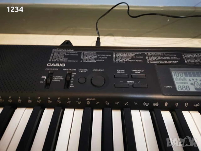 синтезатор клавир пиано CASIO CTK-1150 с 5 октави и плътни клавиши, снимка 4 - Синтезатори - 53528843