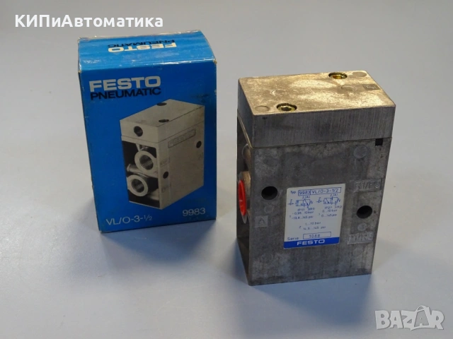пневматичен разпределител Festo VL/O-3-1/2 typ9983 Pneumatic Valve 0-10Bar