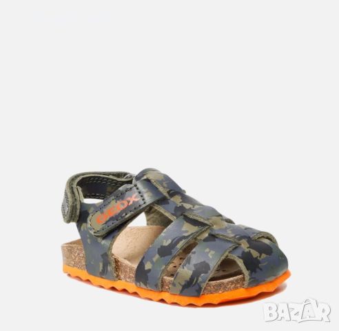НАМАЛЕНИЕ!!! Бебешки сандали GEOX Chalki Military B252QB C0623 №21, снимка 3 - Бебешки обувки - 45812403