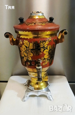 Руски самовар Хохлома 
