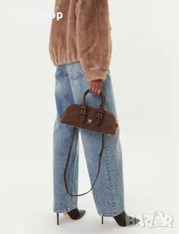 Дамска чанта Pinko Bowling bag baguette, снимка 2 - Чанти - 54049380