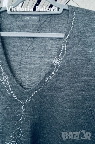 Модна къща ZADIG & VOLTAIRE - ексклузивна колекция блуза с кристали , снимка 9 - Блузи с дълъг ръкав и пуловери - 53368744