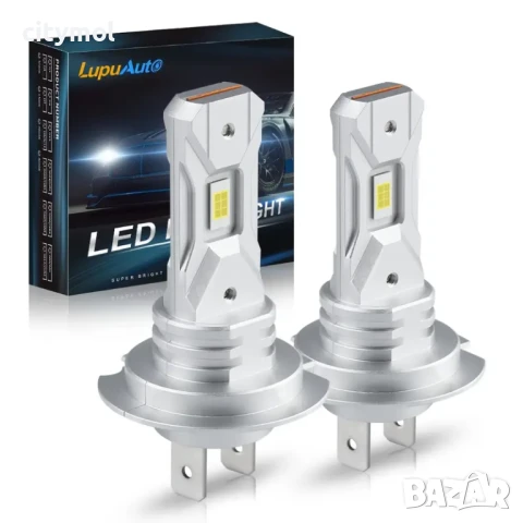 LED лампи за фарове, H7 3570, plug-and-play - комплект 2 бр.