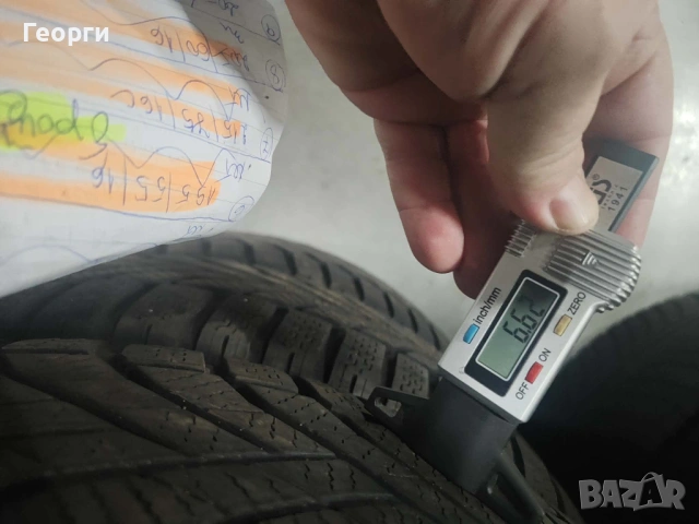 4бр.зимни гуми 205/60/16 Falken, снимка 3 - Гуми и джанти - 53663675