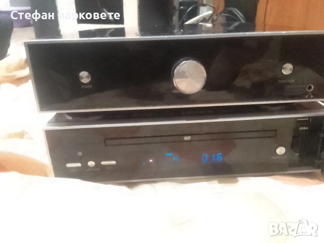 Аудио уредба от два компонента усилвател и DVD player със радио тунер , снимка 7 - Аудиосистеми - 53116667