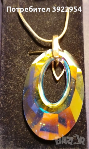Swarovski Сваровски гердан halo, снимка 2 - Колиета, медальони, синджири - 53950461