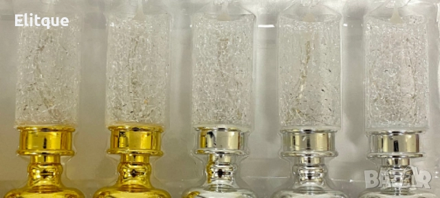 Коледна LED свещ с многоцветни светлини