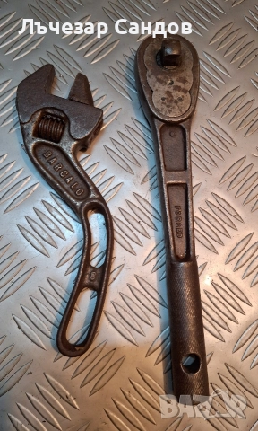 Тресчотка New Britain и раздвижен ключ BARCALO BUFFALO, снимка 3 - Други инструменти - 52793123